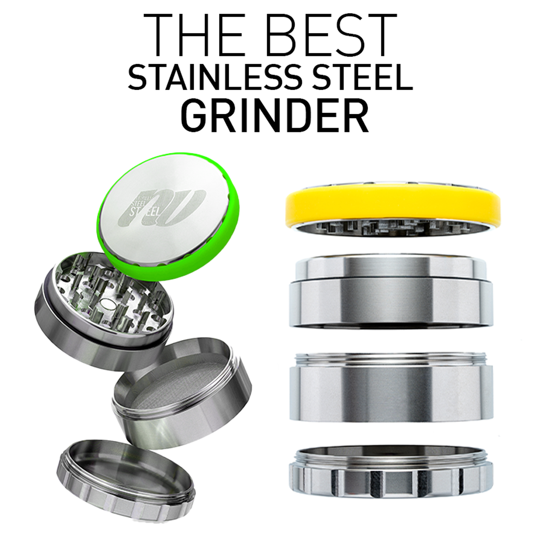 Edelstahl Grinder kaufen – Der beste & langlebigste Grinder