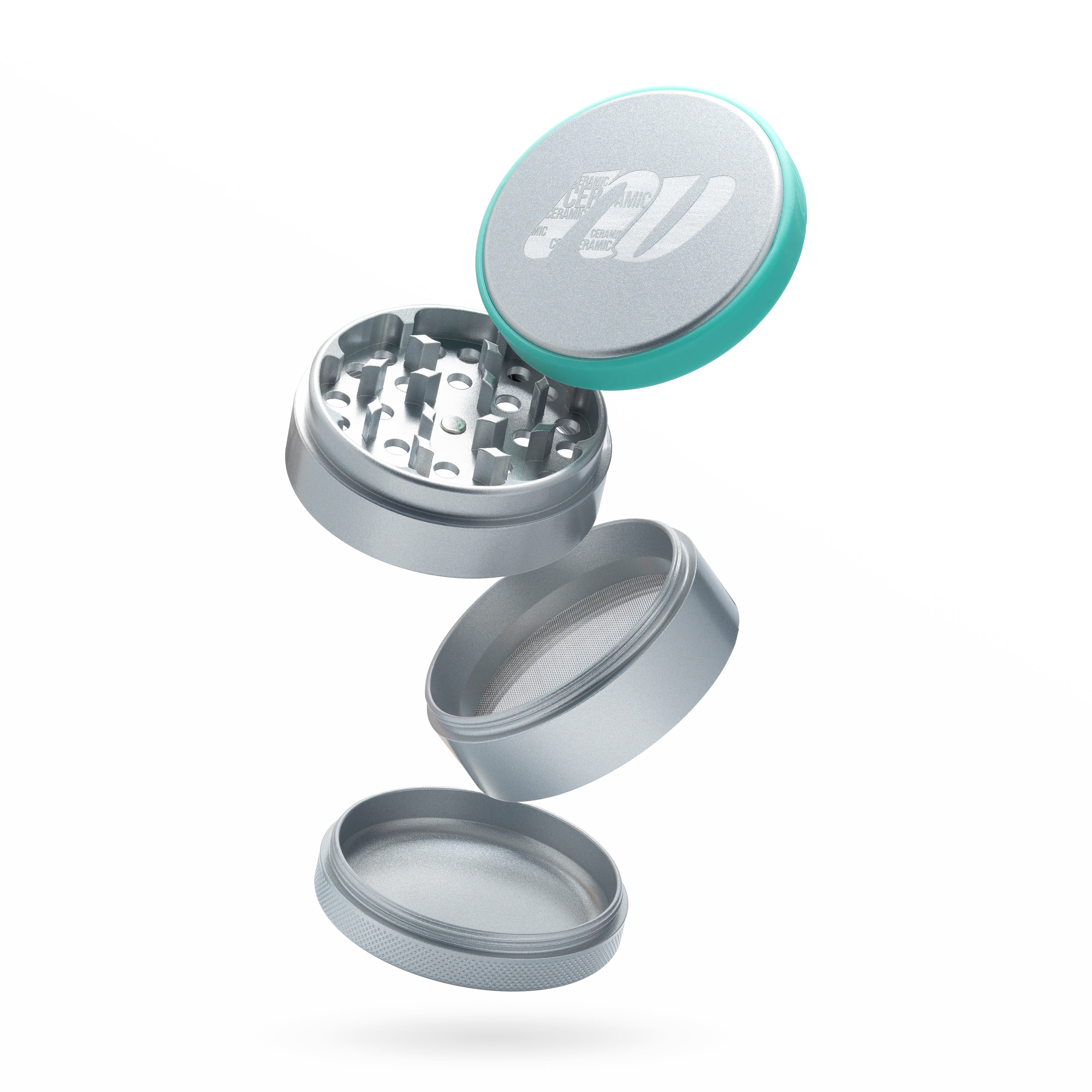 Ceramic coated Grinder - 4-piece - Ø63mm