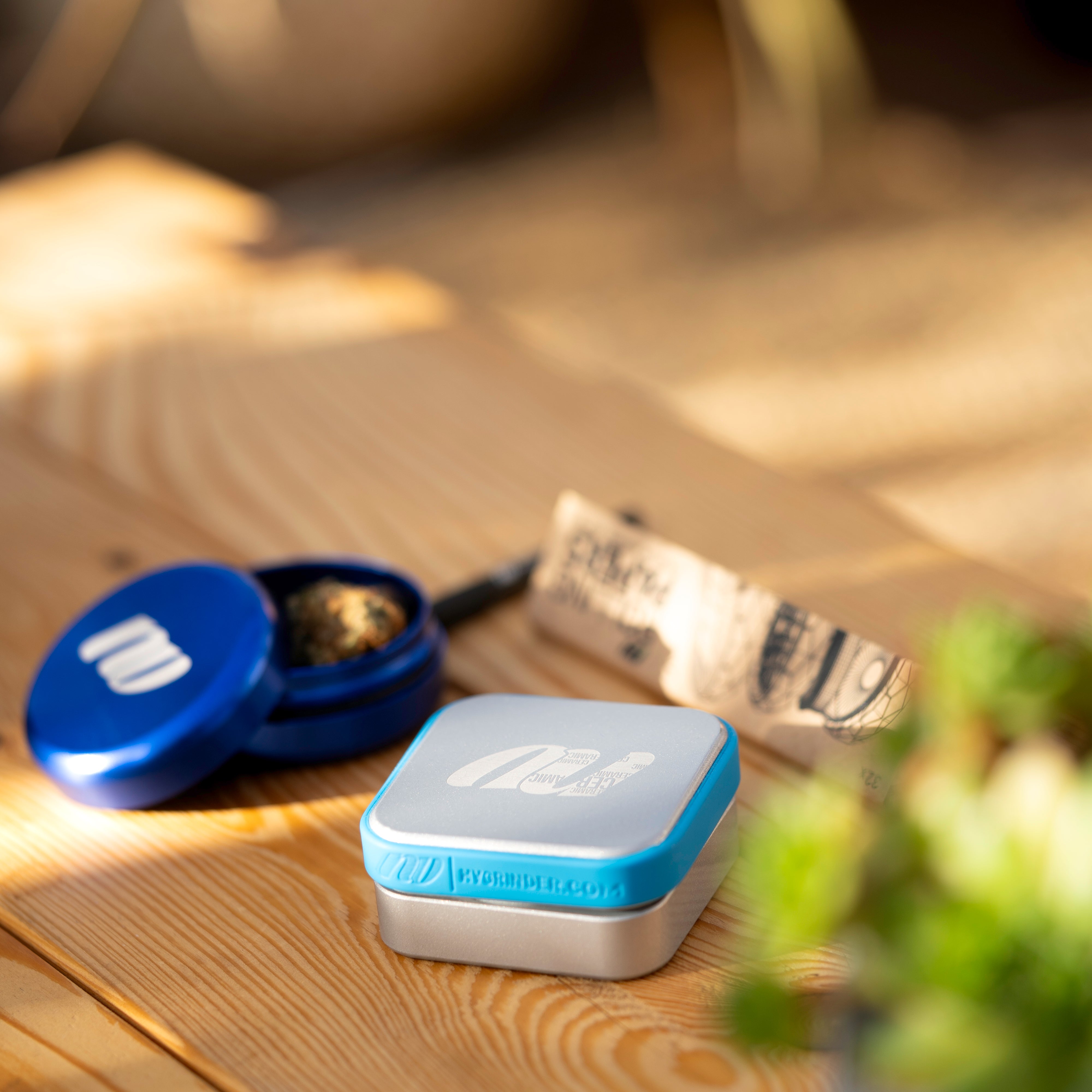 Keramik Grinder "Quadratisch" - 2-teilig - Ø68mm