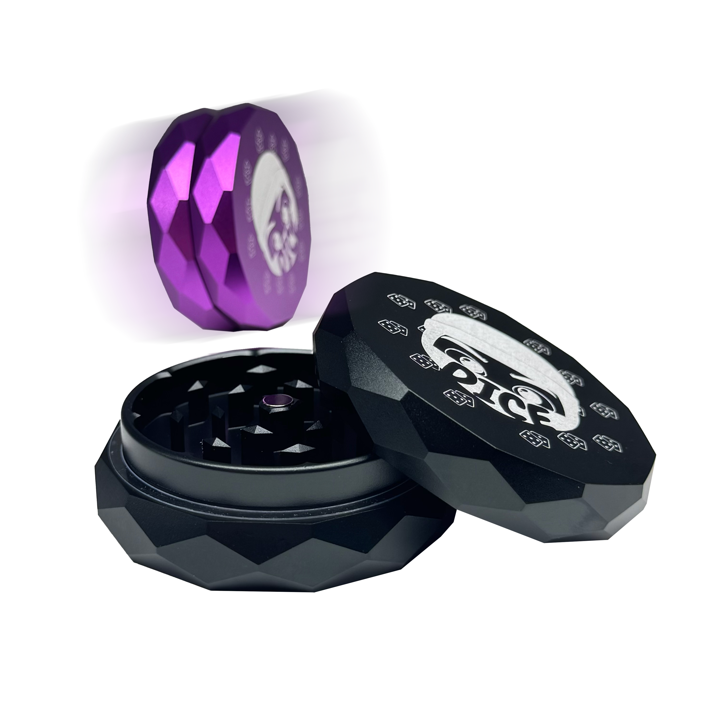 DICE - THE HOTBOX x NV - Pyramid Grinder - 2-piece - Ø63mm