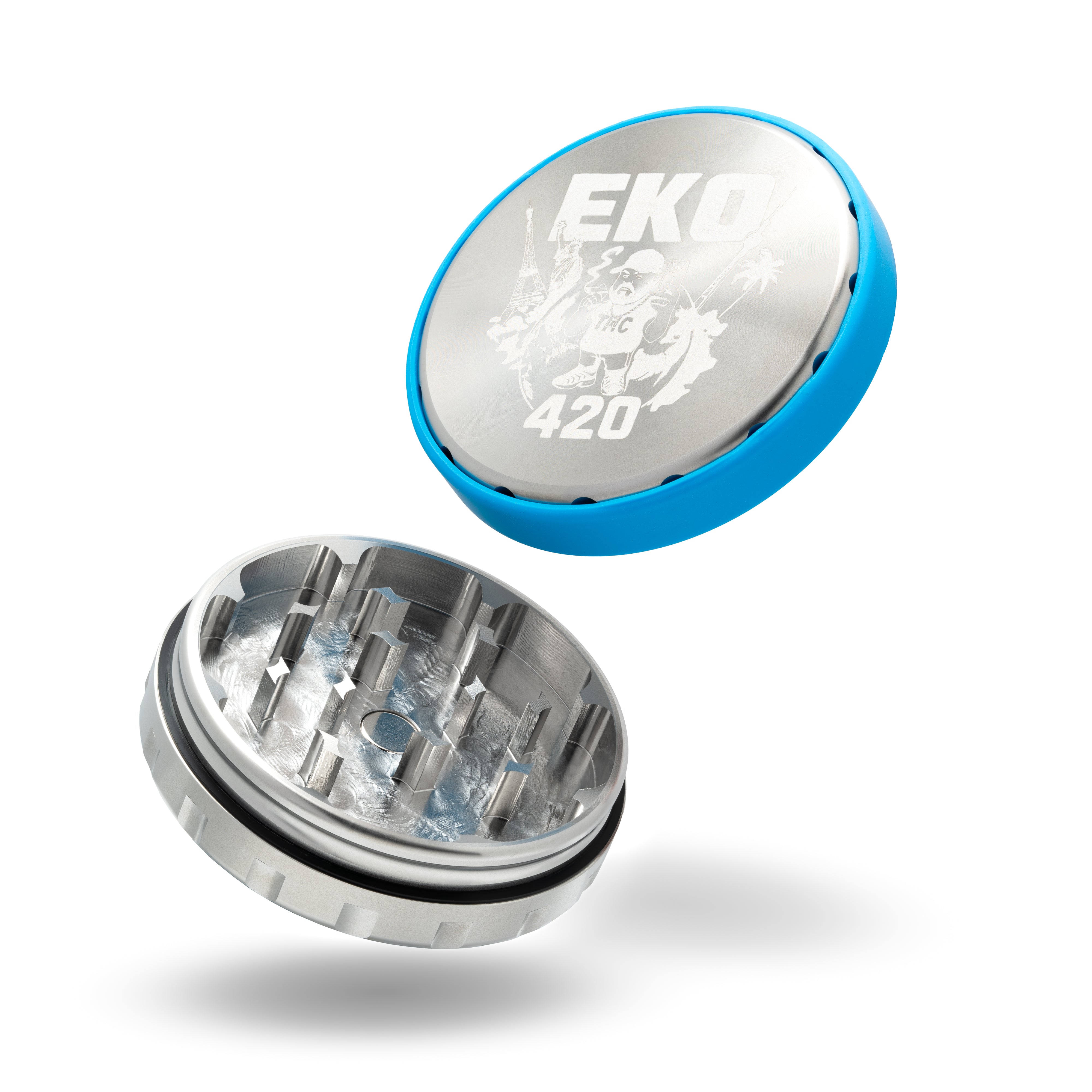 EKO420 x NV | Stainless Steel Grinder - 2-teilig - Ø63mm