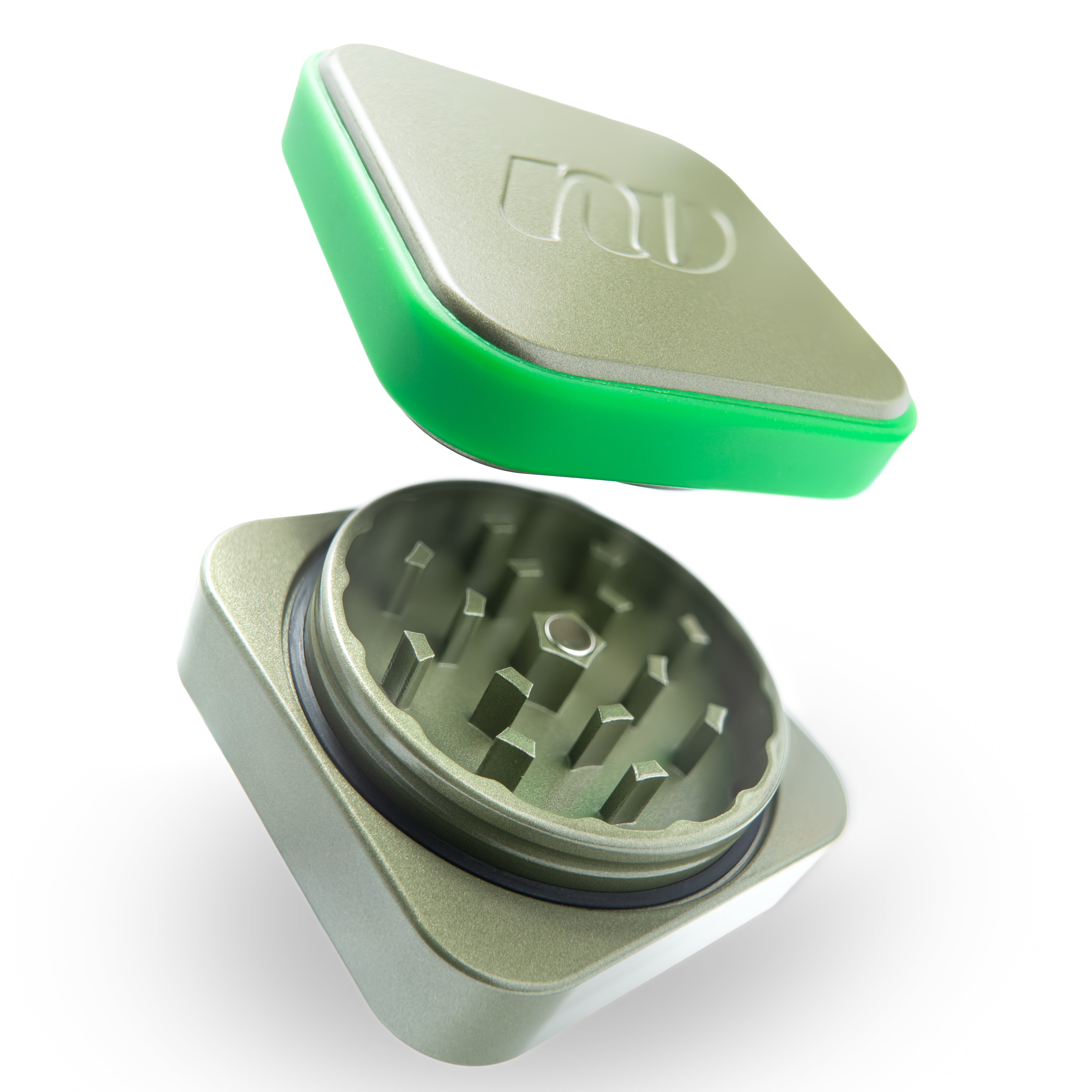 Keramik Grinder "Quadratisch" - 2-teilig - Ø68mm