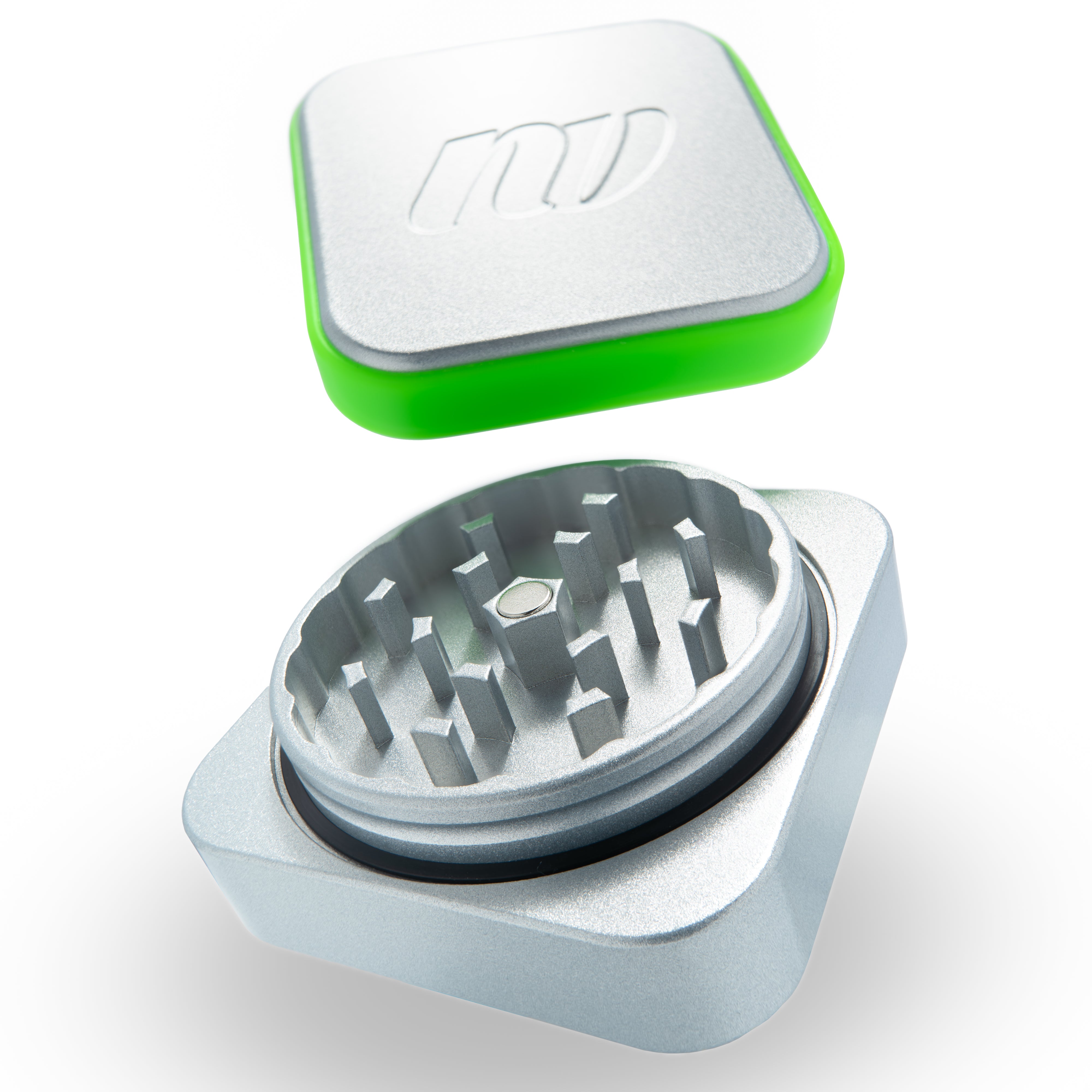 Keramik Grinder "Quadratisch" - 2-teilig - Ø68mm