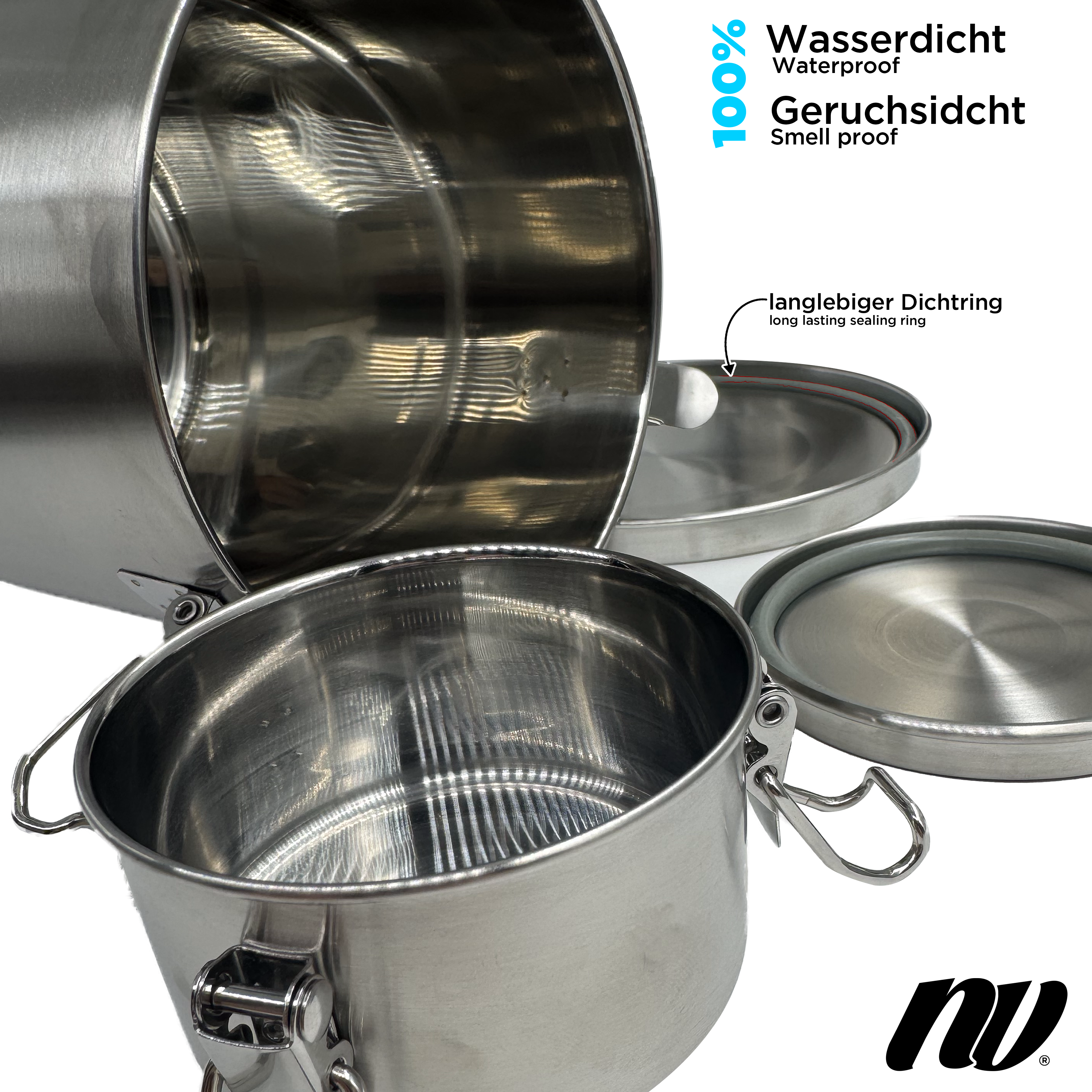 NV Canna Stash - Edelstahl