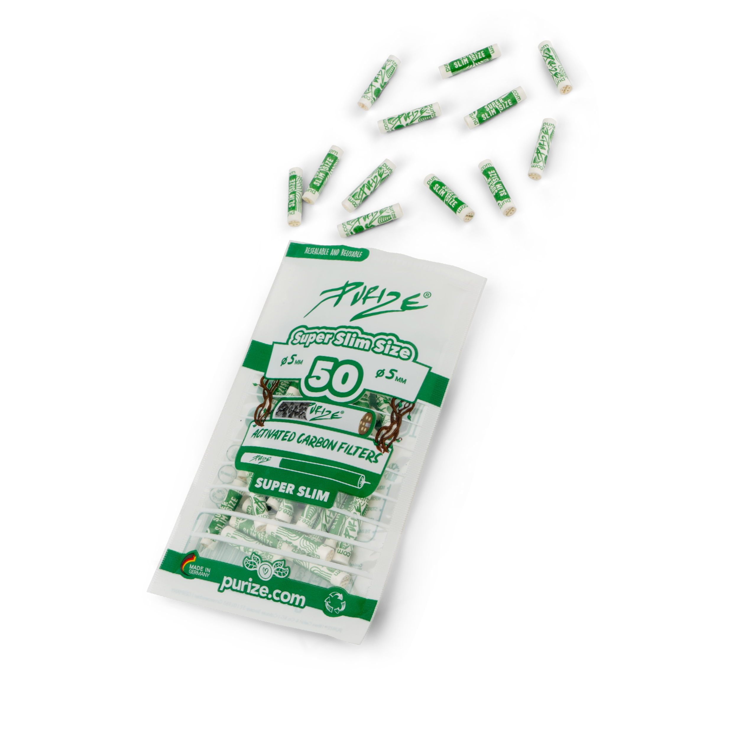 Purize Filters - Super Slim Size - Ø5mm