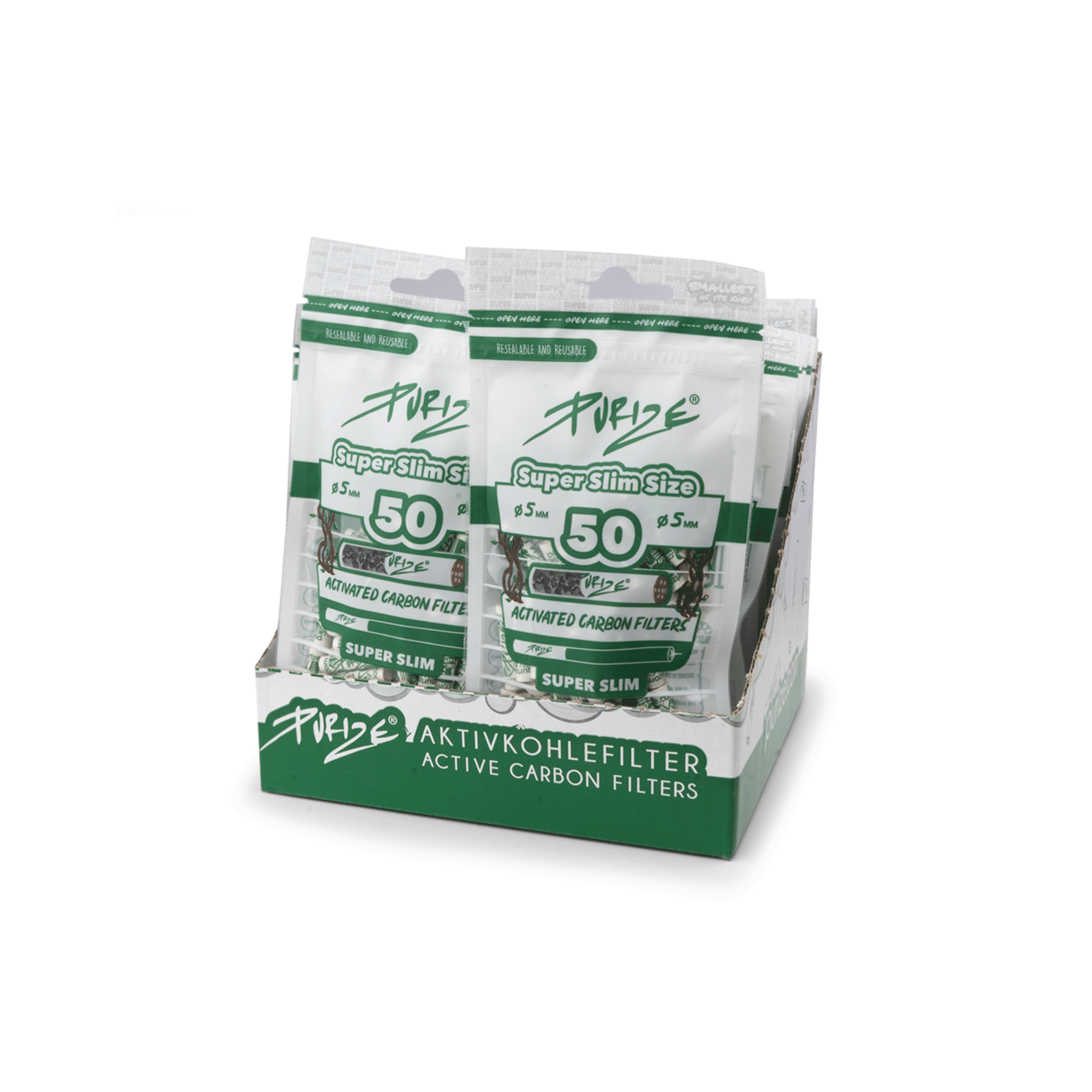 Purize Filters - Super Slim Size - Ø5mm