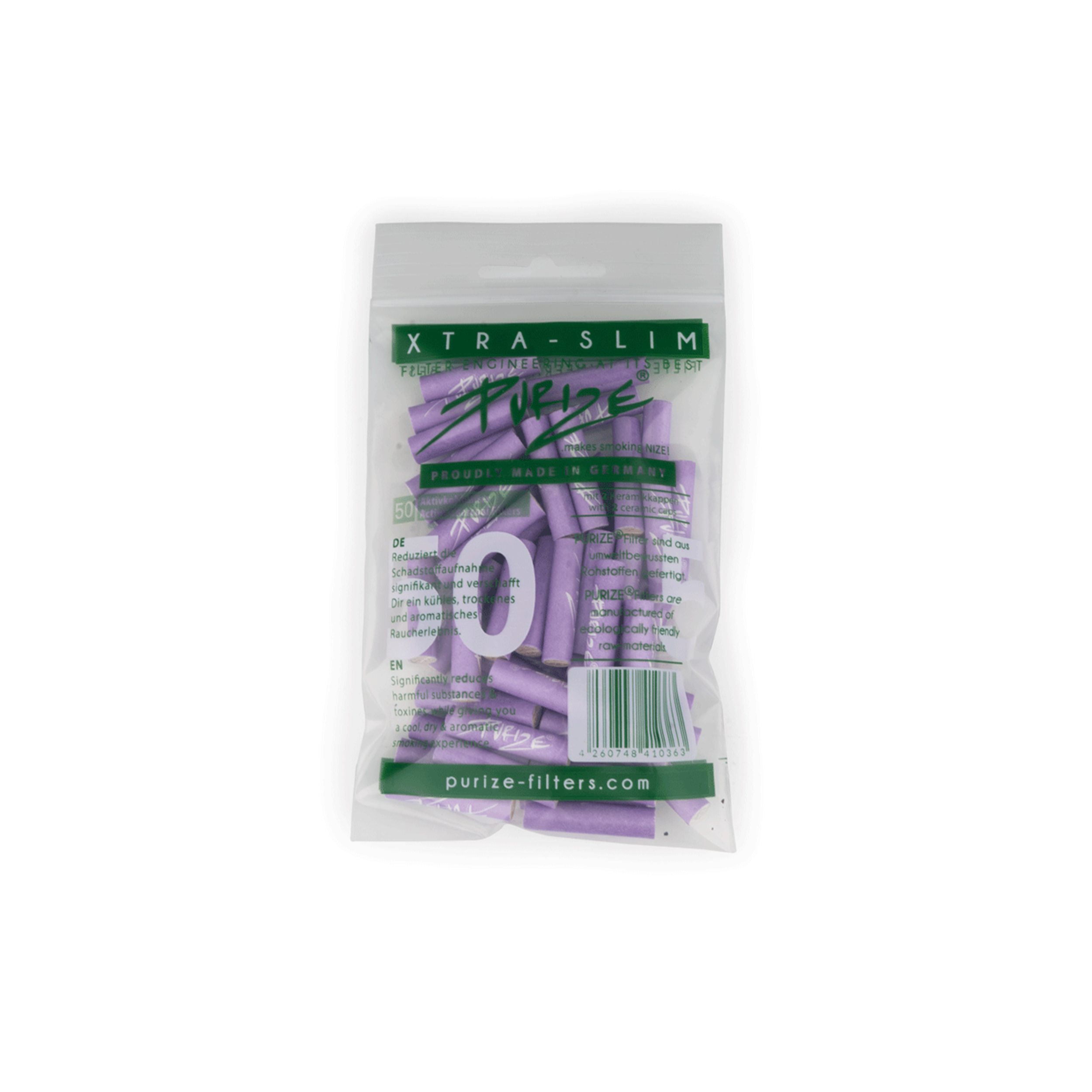 Purize Filters - Xtra Slim Size - Ø5,9mm