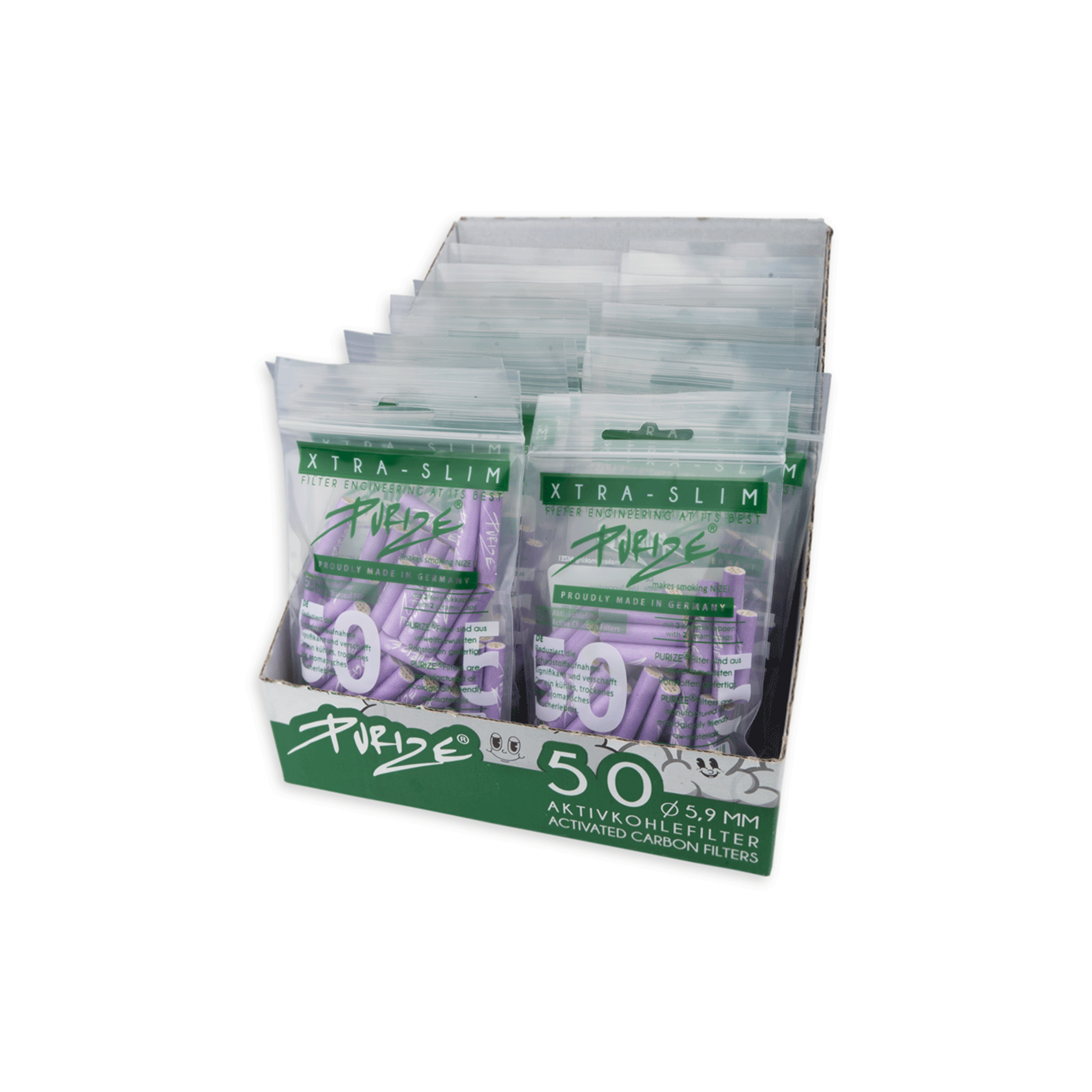 Purize Filters - Xtra Slim Size - Ø5,9mm