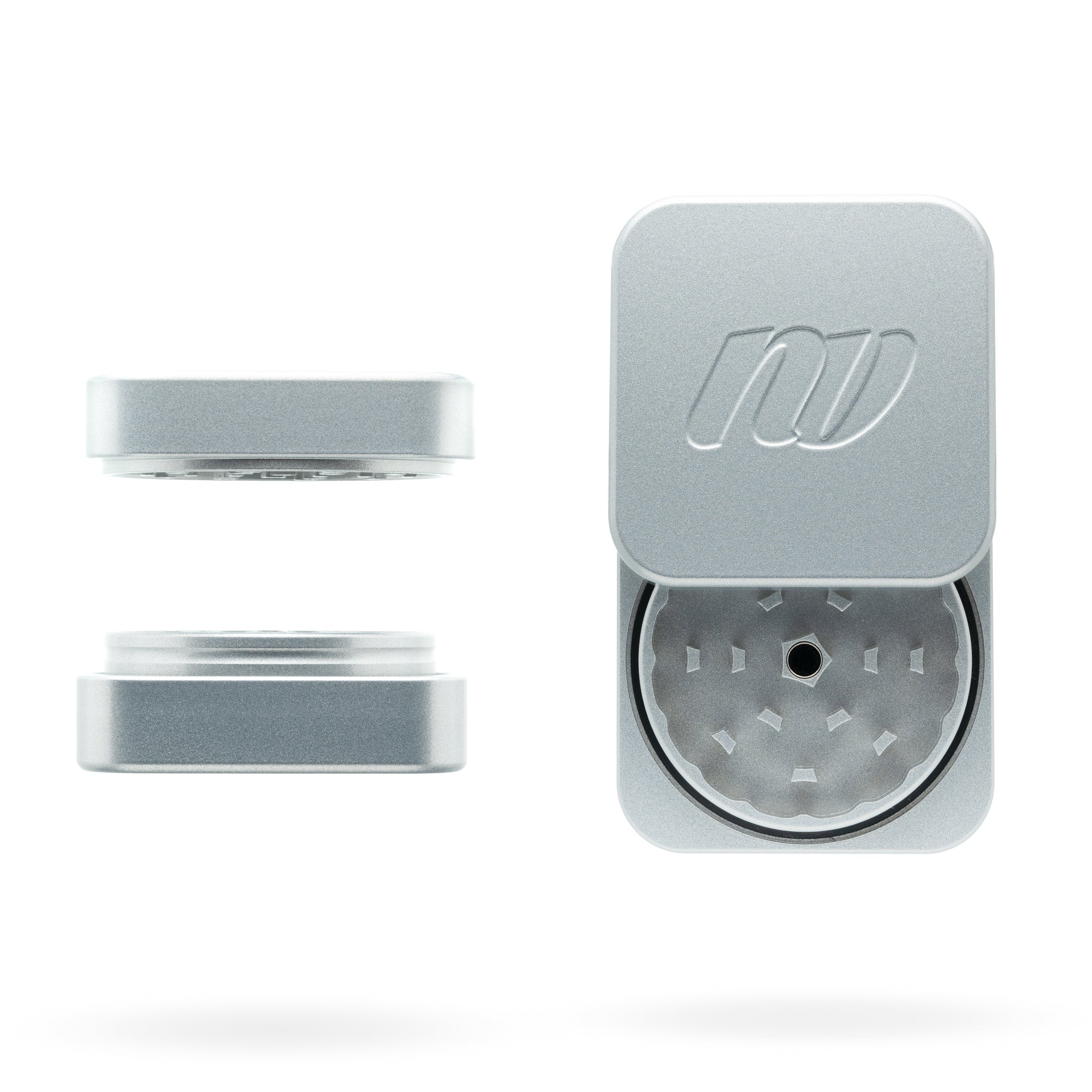 Keramik Grinder "Quadratisch" - 2-teilig - Ø68mm