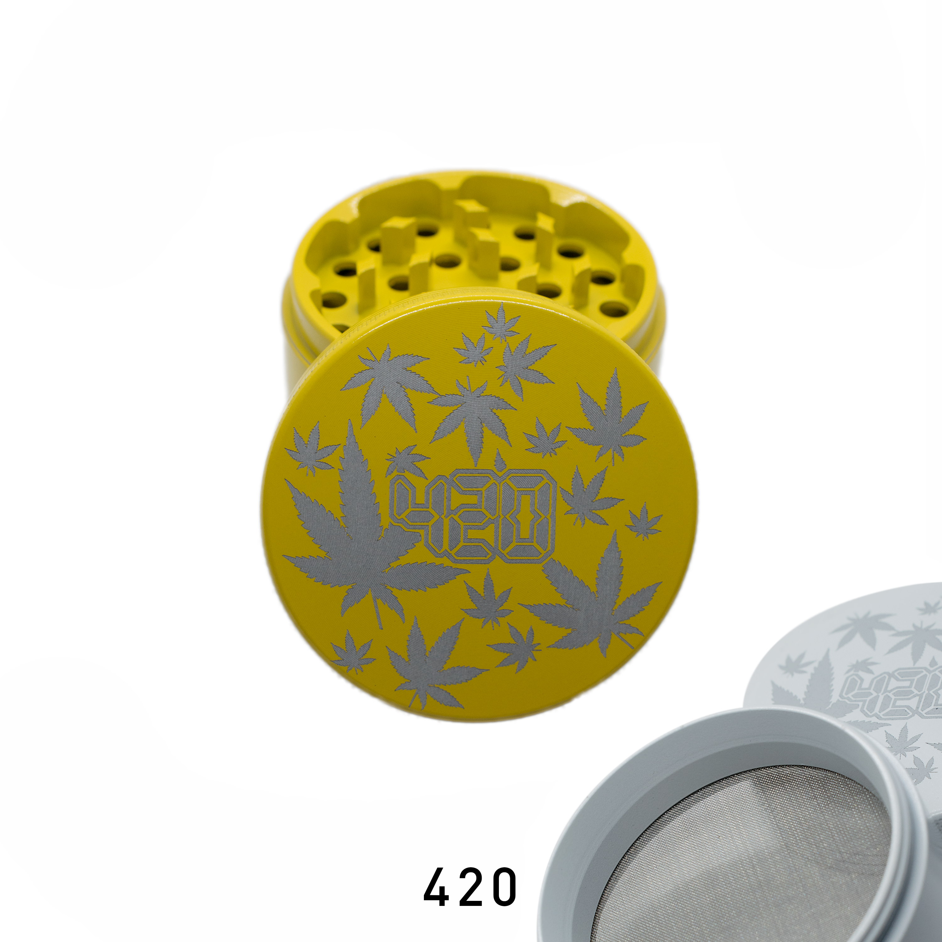 Ceramic coated Grinder - 4-piece - Ø63mm