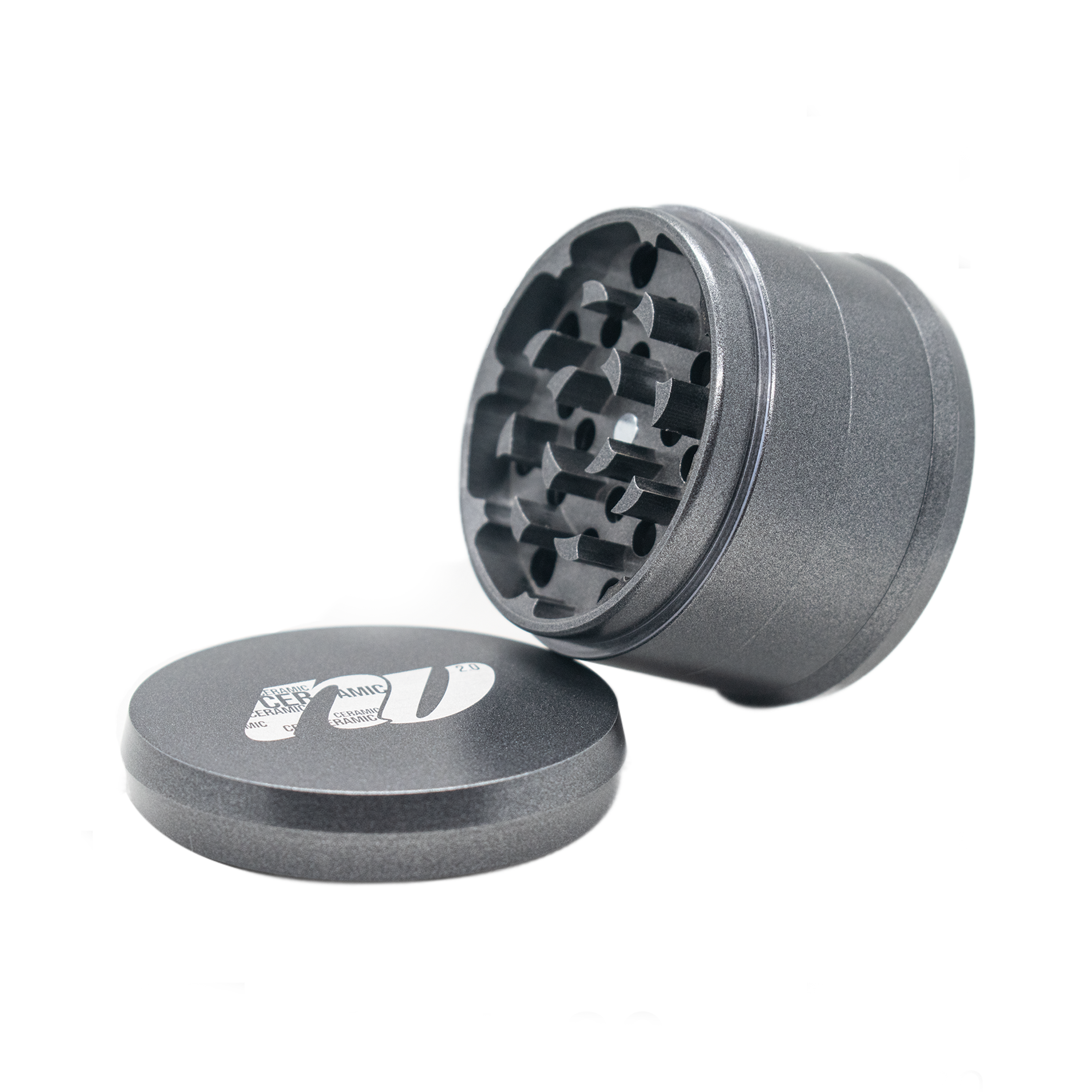 Ceramic Grinder 2.0 - 4-piece - non-stick coating - Ø65mm