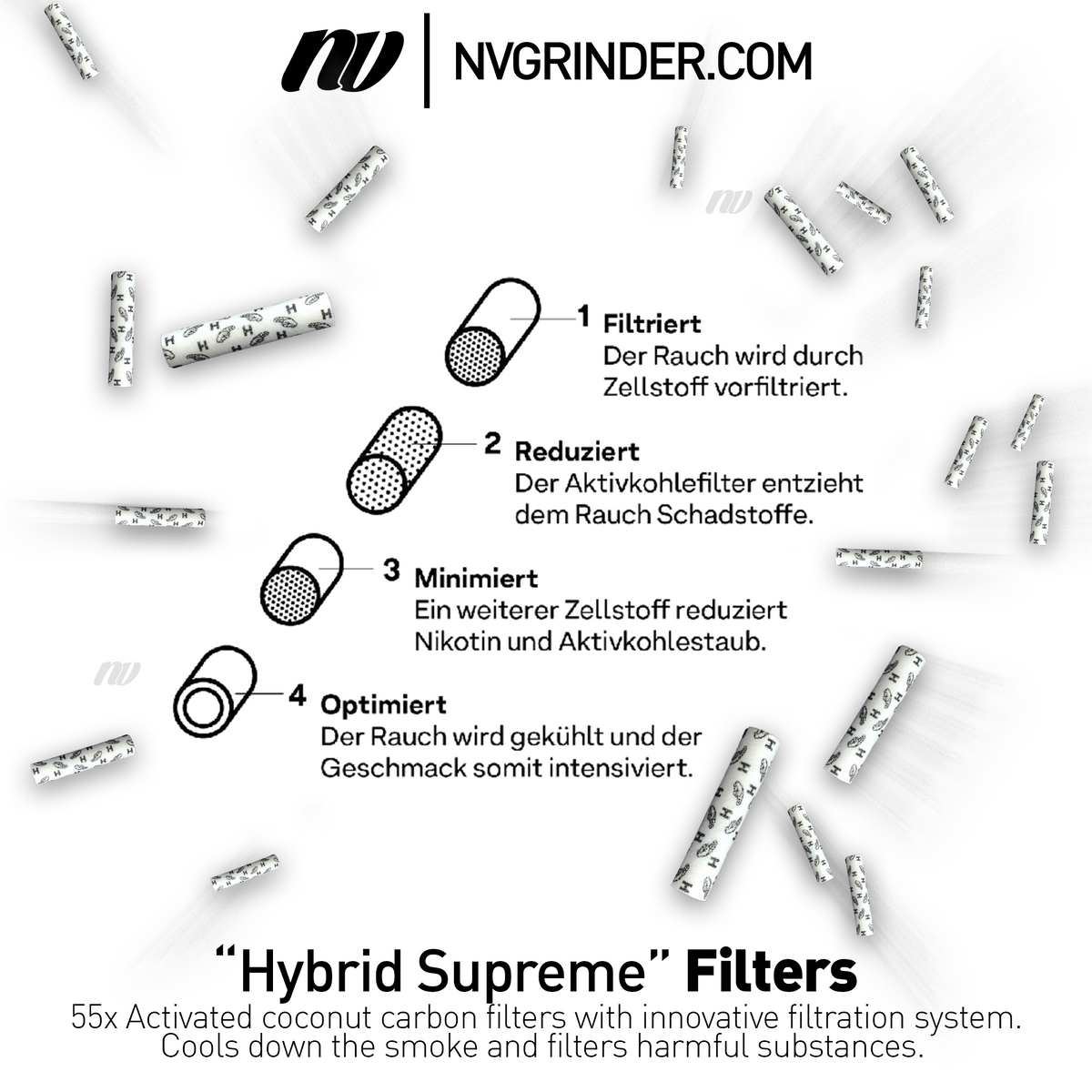 Hybrid Supreme Filter  55 Stück - Bushplanet - Se