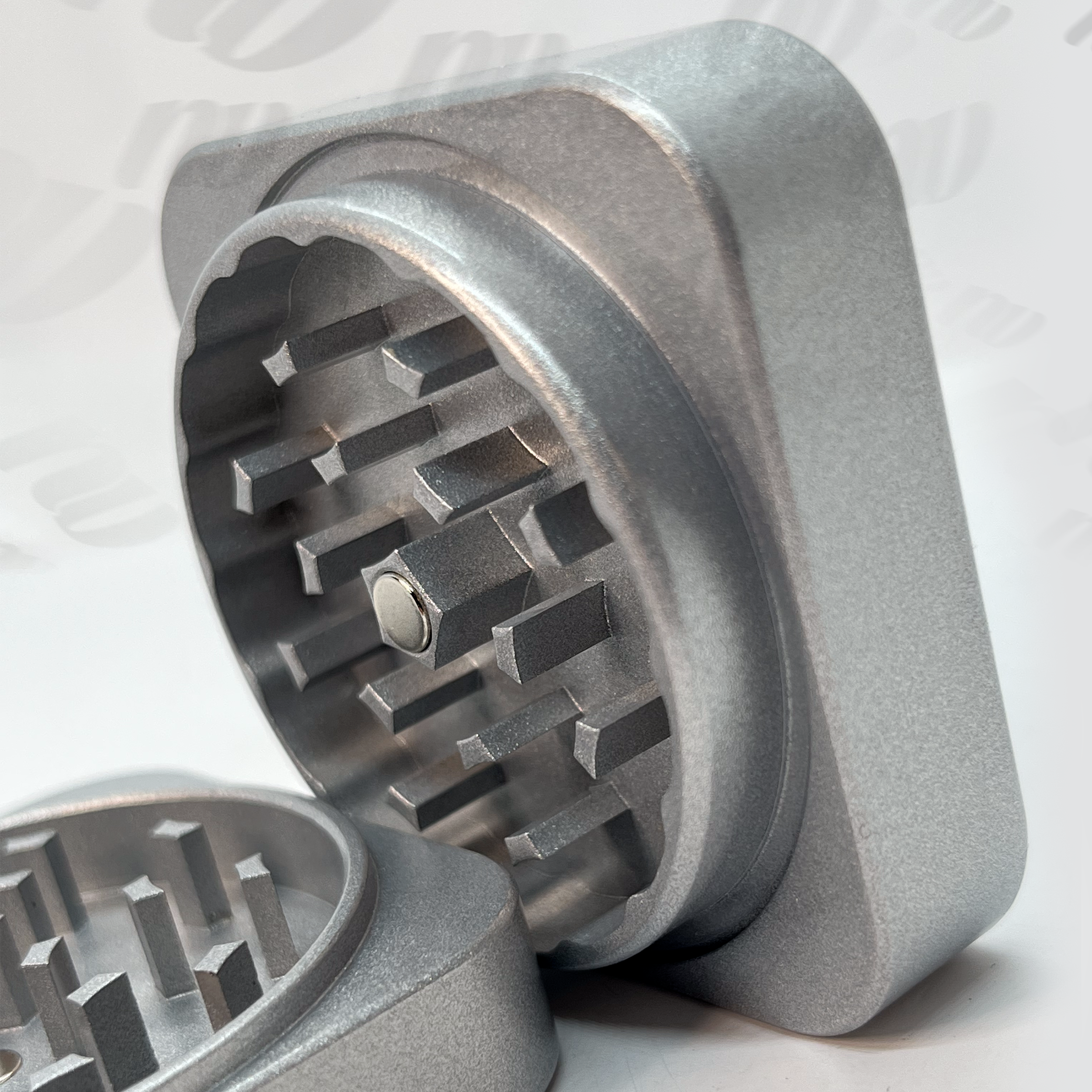 Ceramic Grinder "Square" - 2-piece - Ø68mm