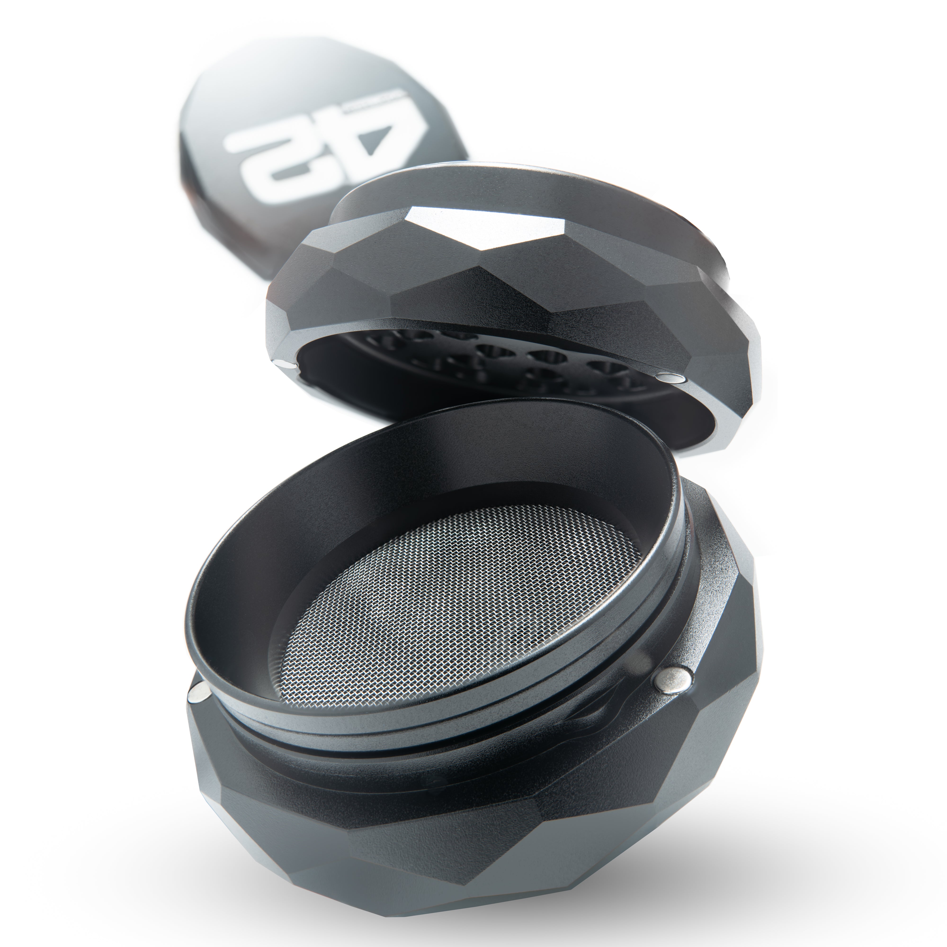 420FastBuds x NV | Magnetic Pyramid Grinder - 4-teilig - Ø63mm