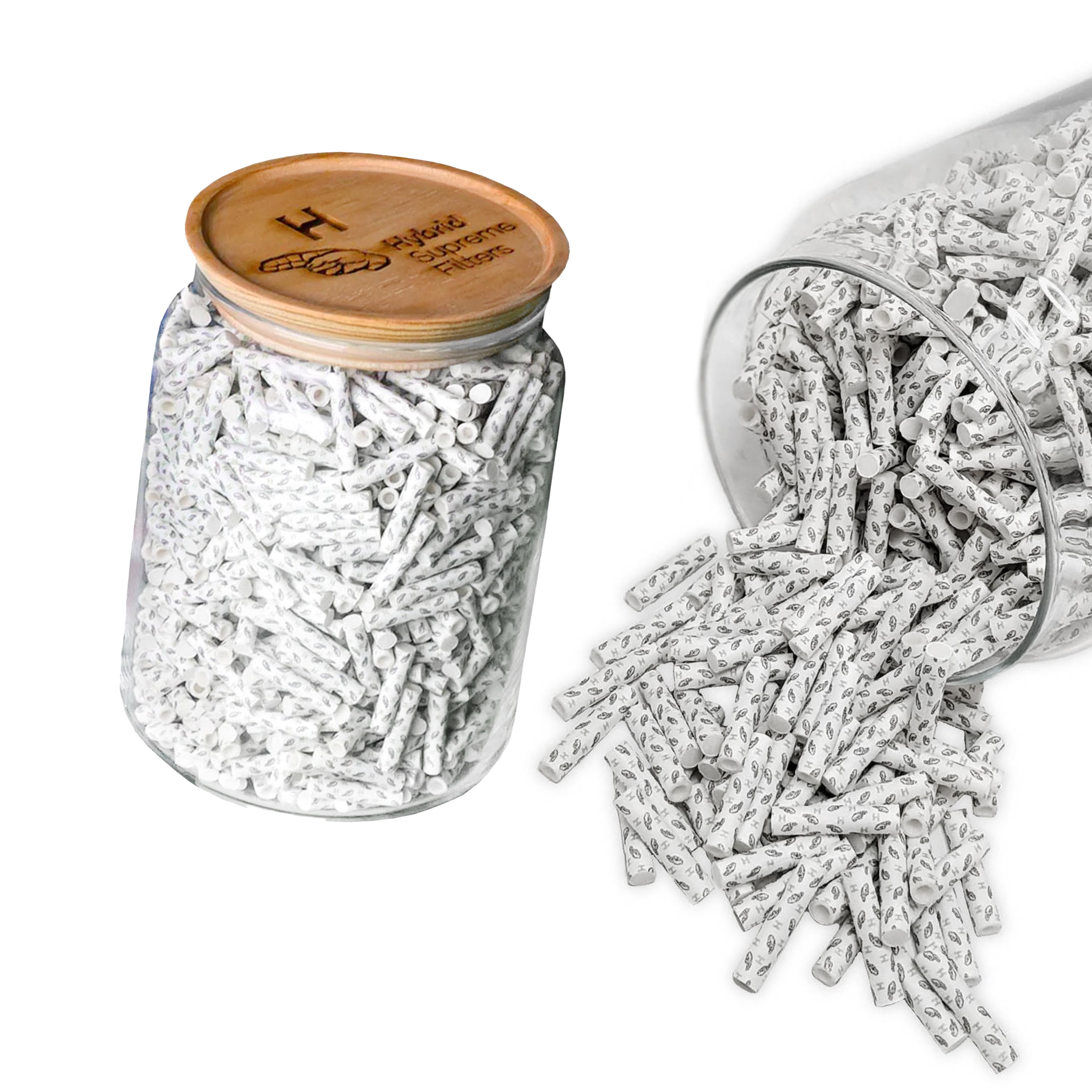 Hybrid Supreme Filters Glass - Ø6,4mm - 1000 pieces