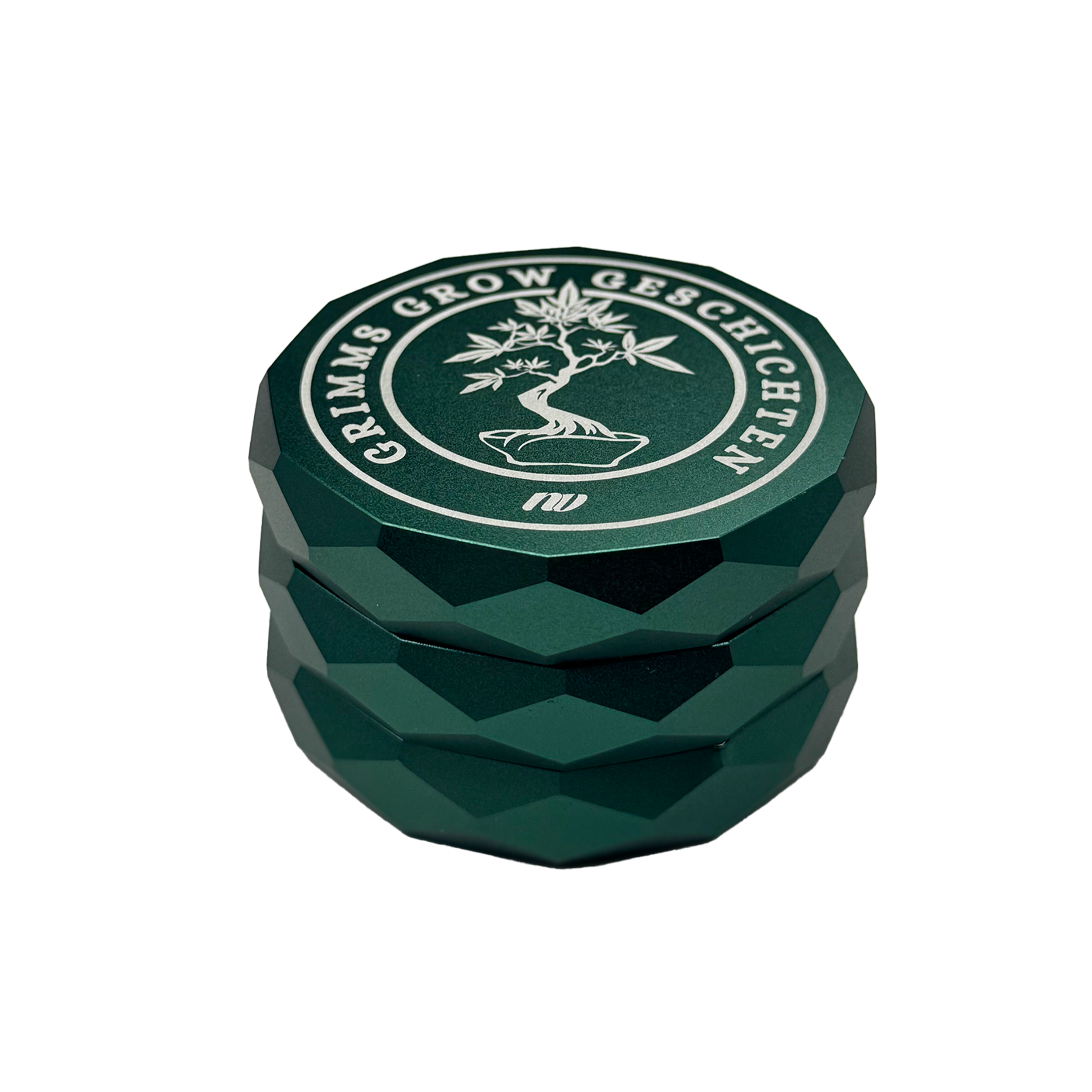 GrimmsGrow x NV | *Magnetic* Pyramid Grinder - 4-piece - Ø63mm