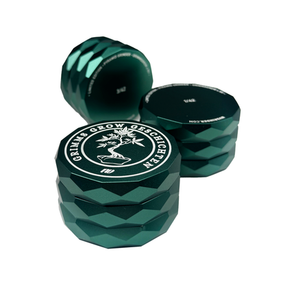 GrimmsGrow x NV | *Magnetic* Pyramid Grinder - 4-piece - Ø63mm