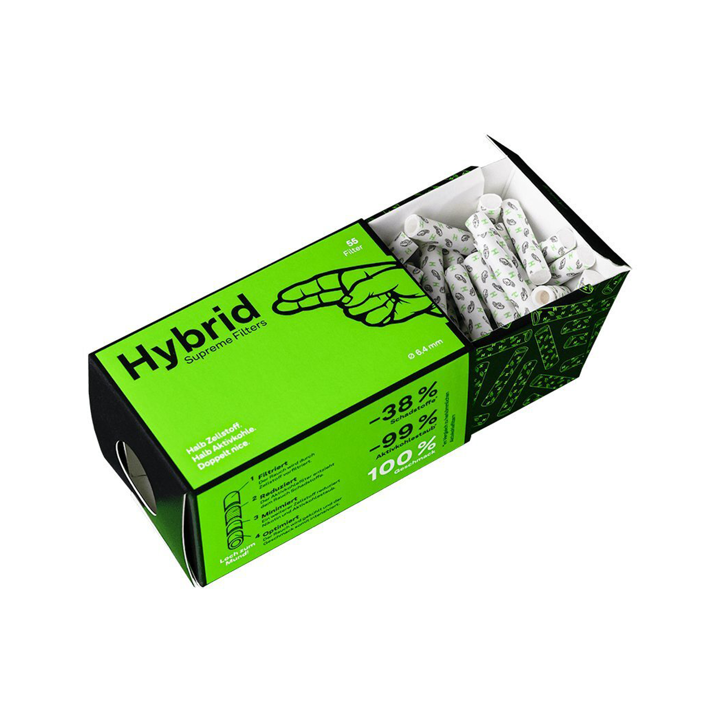 Hybrid Supreme Filters - Ø6,4mm - 55 pieces