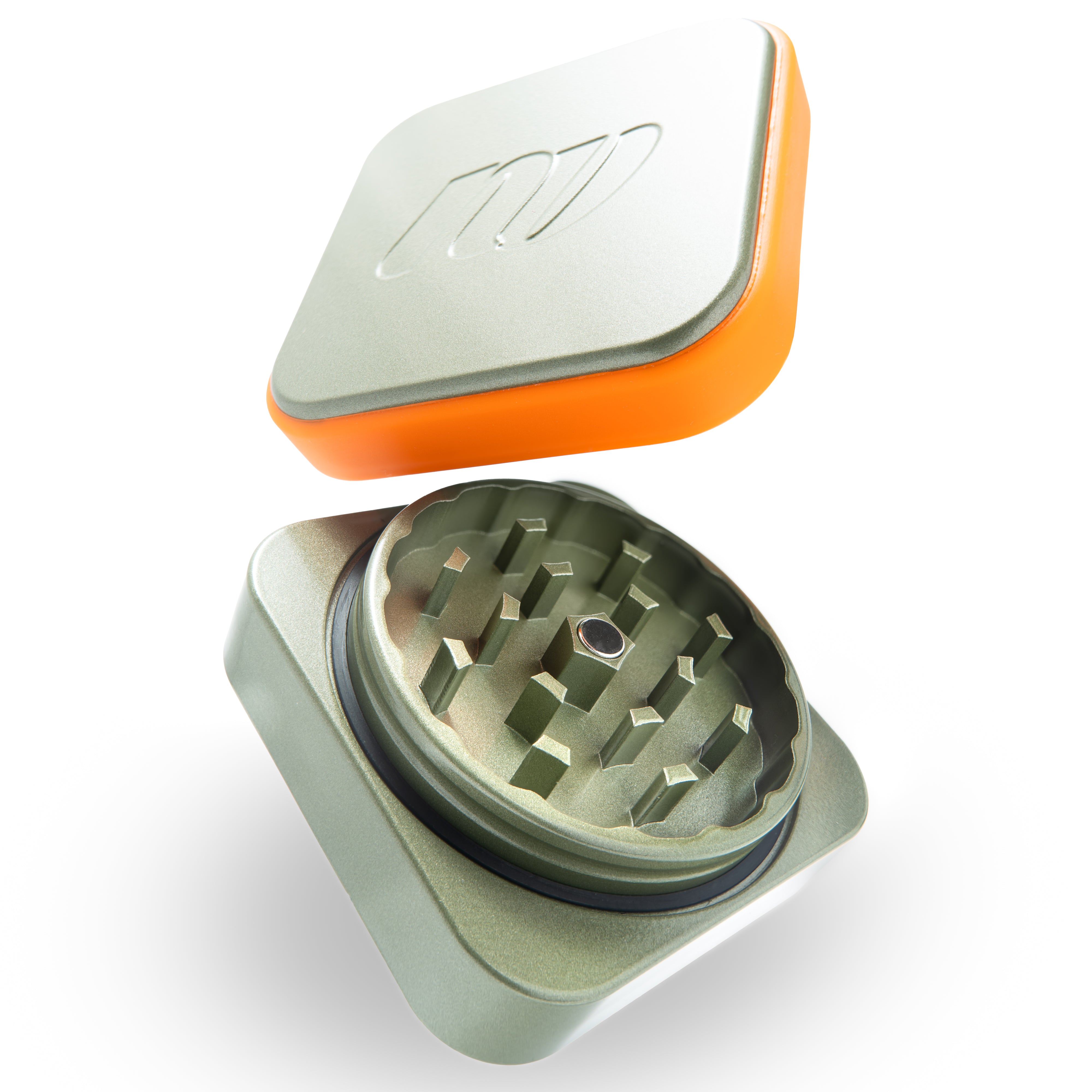 Keramik Grinder "Quadratisch" - 2-teilig - Ø68mm