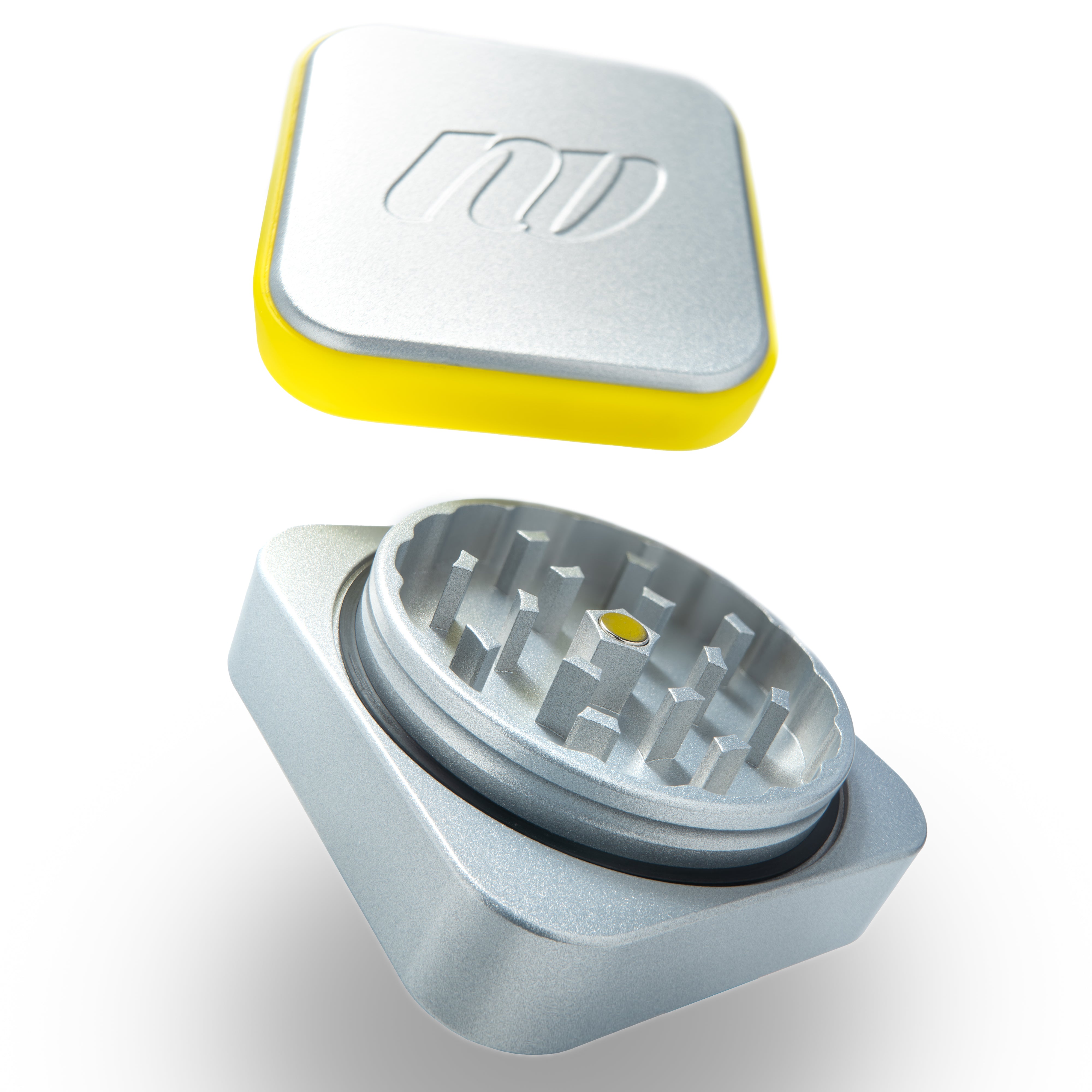 Keramik Grinder "Quadratisch" - 2-teilig - Ø68mm