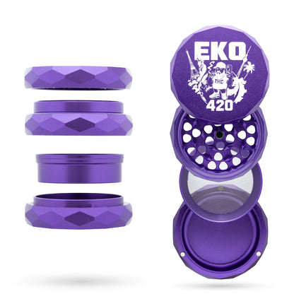 EKO420 x NV | Magnetischer Pyramid Grinder - 4-teilig- Ø63mm