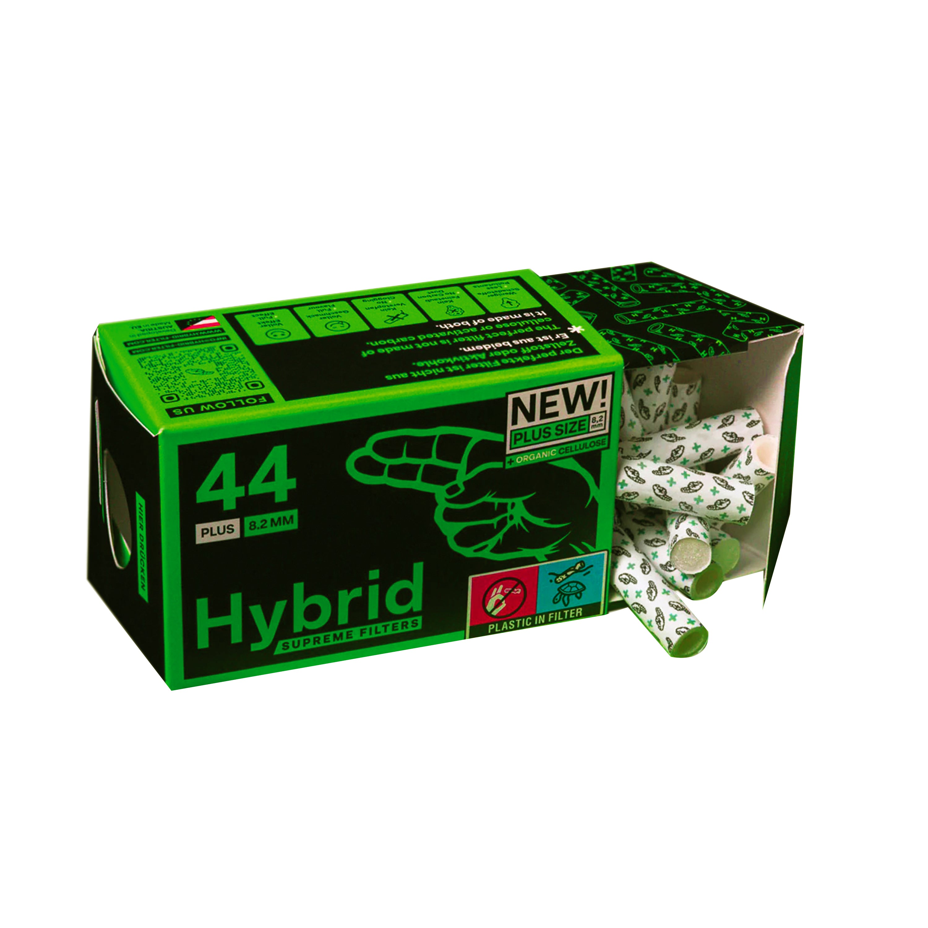Hybrid Supreme Filters - Plus Size Ø8,2mm - 44 pieces
