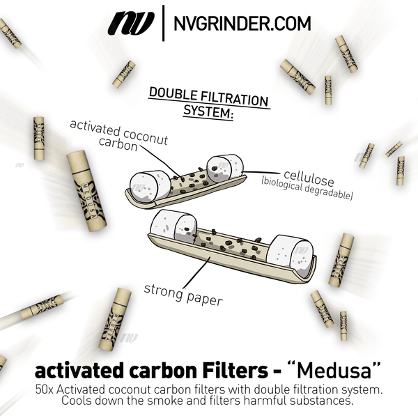 "Medusa-Filter" - Ø6mm - 50 Stück