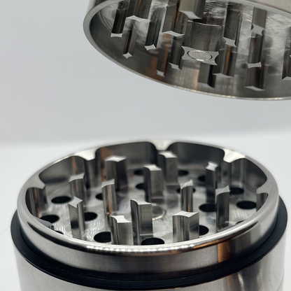 Rostfreier Stahl Grinder V.2 - 4-teilig - Ø63mm